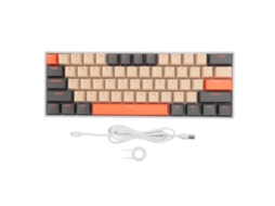 Teclado Mecânico Gamer Mini 61 Teclas Rgb Sem Fio 2.4g Bluetooth 3.0 5.0 Recarregável Android | S/MARCA