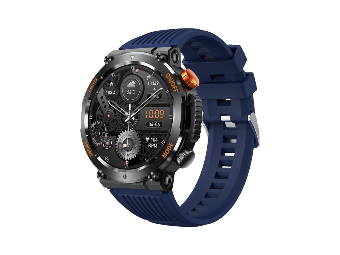 Relógio inteligente Bluetooth HT17 VONKELIOS com tela redonda de 1,46 polegadas