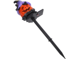 Luminária solar de jardim em formato de abóbora para decoração de Halloween, resistente e ideal para áreas externas. SFUSHOS