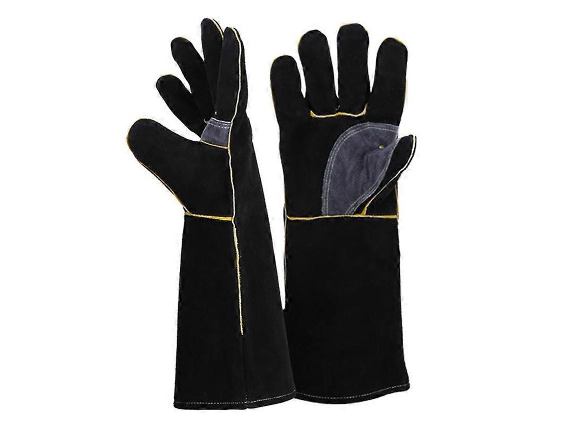 Luvas de Couro Extremamente Resistentes ao Fogo e ao Calor com Costura Kevlar, 16 Perfect Pinch, Flexíveis E Confortáveis