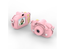 Câmera De Brinquedo Infantil Para Meninos E Meninas, Câmera Digital Infantil Com Câmera Dupla E Cartão Sd De 32 Gb (rosa)