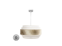 Pingente Nepal 5p 3xe27 Branco/dourado Regx50x50cm Fabrilamp