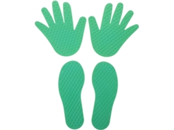 Marcadores De Chão Sensoriais De Plástico Verde, 1 Conjunto
