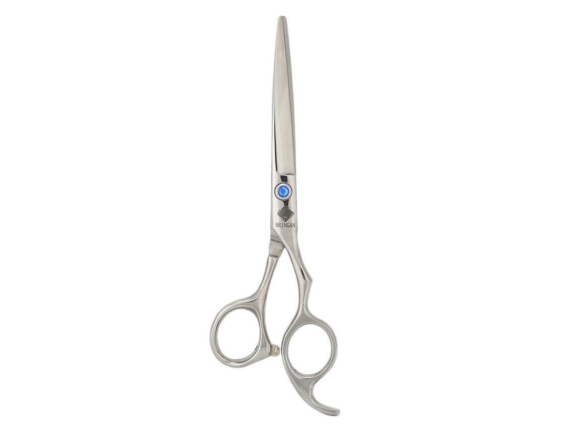 Tesoura plana em aço inoxidável 2026 para corte de cabelo, cabeleireiro e barbearia.