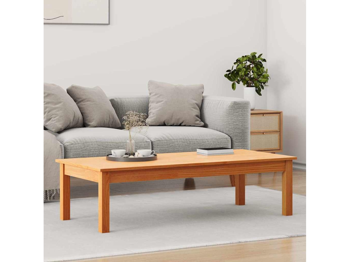 Vidaxl Mesa De Centro Max Marrom 110 X 50 X 30 Cm