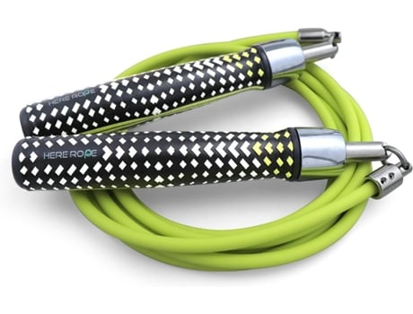 Corda De Pular Com Peso Hererope De 1/4 Lb Para Velocidade, Cardio, Boxe E Treinamento, Corda De Pular Com Rolamentos Aquaforge