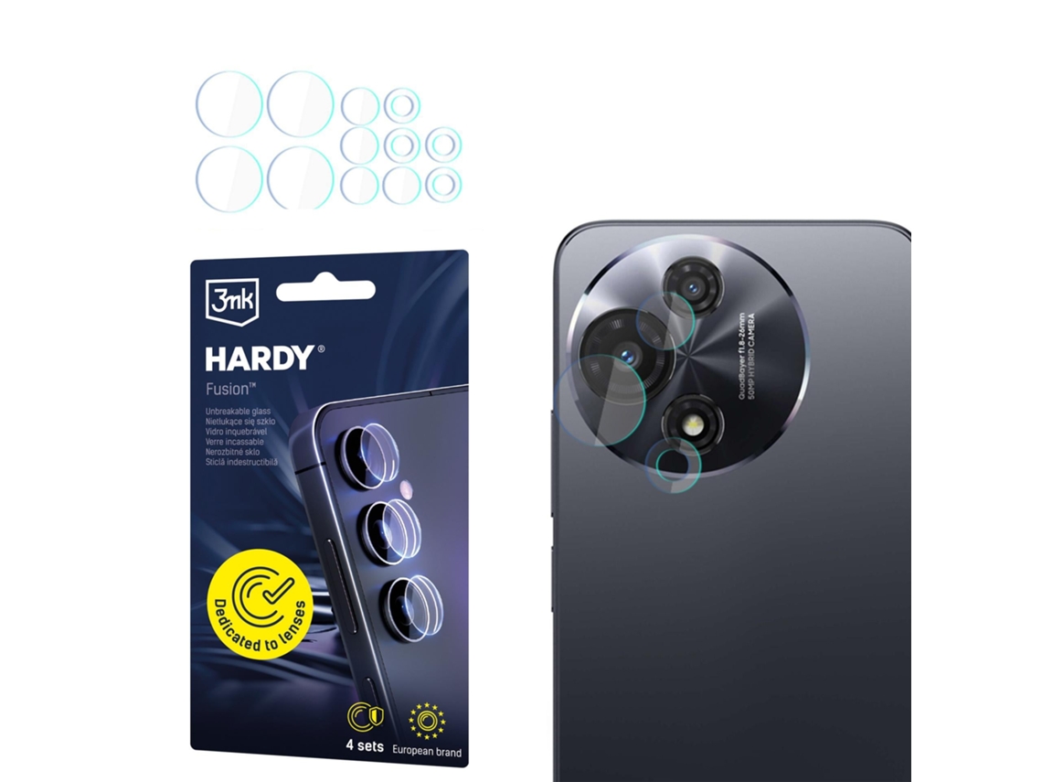 Película De Ecrã Tcl 60r 5g 3mk Hardy Fusion Lens Protection