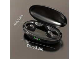 Fones De Ouvido Bluetooth Sem Fio, Esportivos Não Lineares, Potentes, Com Visor Digital. Ly Ebike