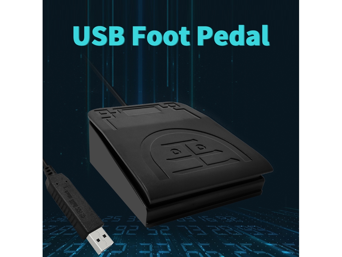 Pedal De Pé Usb Personalizado Multifuncional Para Controle De Jogo Midi