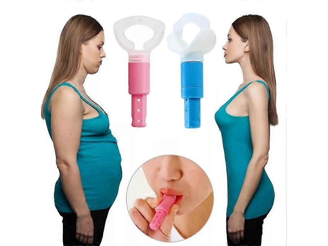 Aparelho Portátil para Exercícios Respiratórios Abdominais, Treinamento Lifting Facial, Afinamento da Cint Ura, Perda de Peso e Aumento Ca GOKOCO
