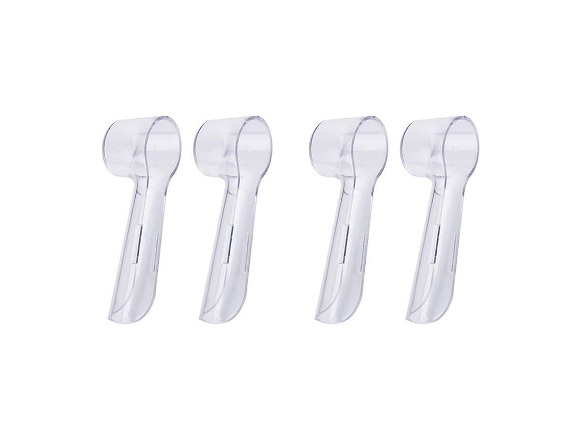 (4) Capas Protetoras Para Cabeças De Escova De Dentes Elétricas,