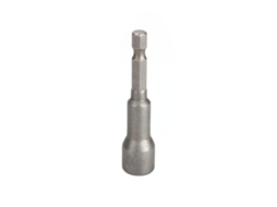 Adaptador de Bit de Broca Hexagonal com Driver de Porca Magnética 10mm 1/4 Shank