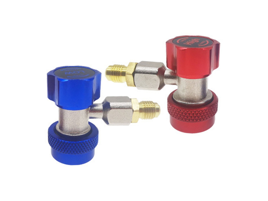 Laxiscreed Conector De Ar R134a Ajustável E Rápido Para Sistemas De Ar Condicionado