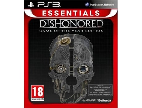 Jogo PS3 Dishonored Goty - Essentials — Ação, Aventura | Idade Mínima Recomendada: 18
