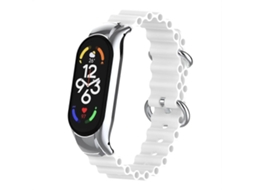 Pulseira De Silicone Respirável Para Xiaomi Mi Band 7, Estilo Náutico