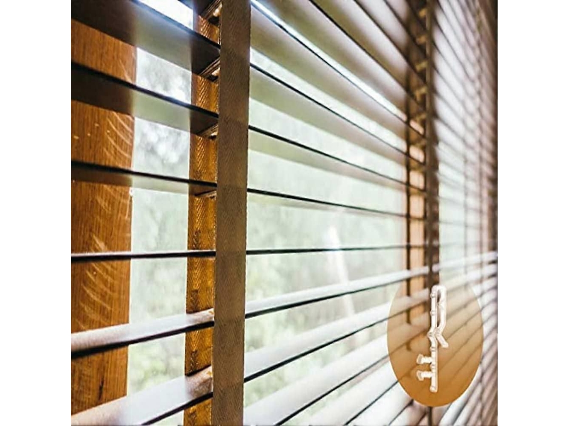 20 Presilhas Para Cortinas De 2,1 Polegadas, Presilhas Ocultas De Plástico Transparente Para Varões De Janela