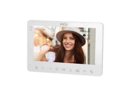 Monitor de Vídeo com Lcd 7Â?³ App Wifi + Smartphone com Controle Do Portão Â?? Virone VIRONE