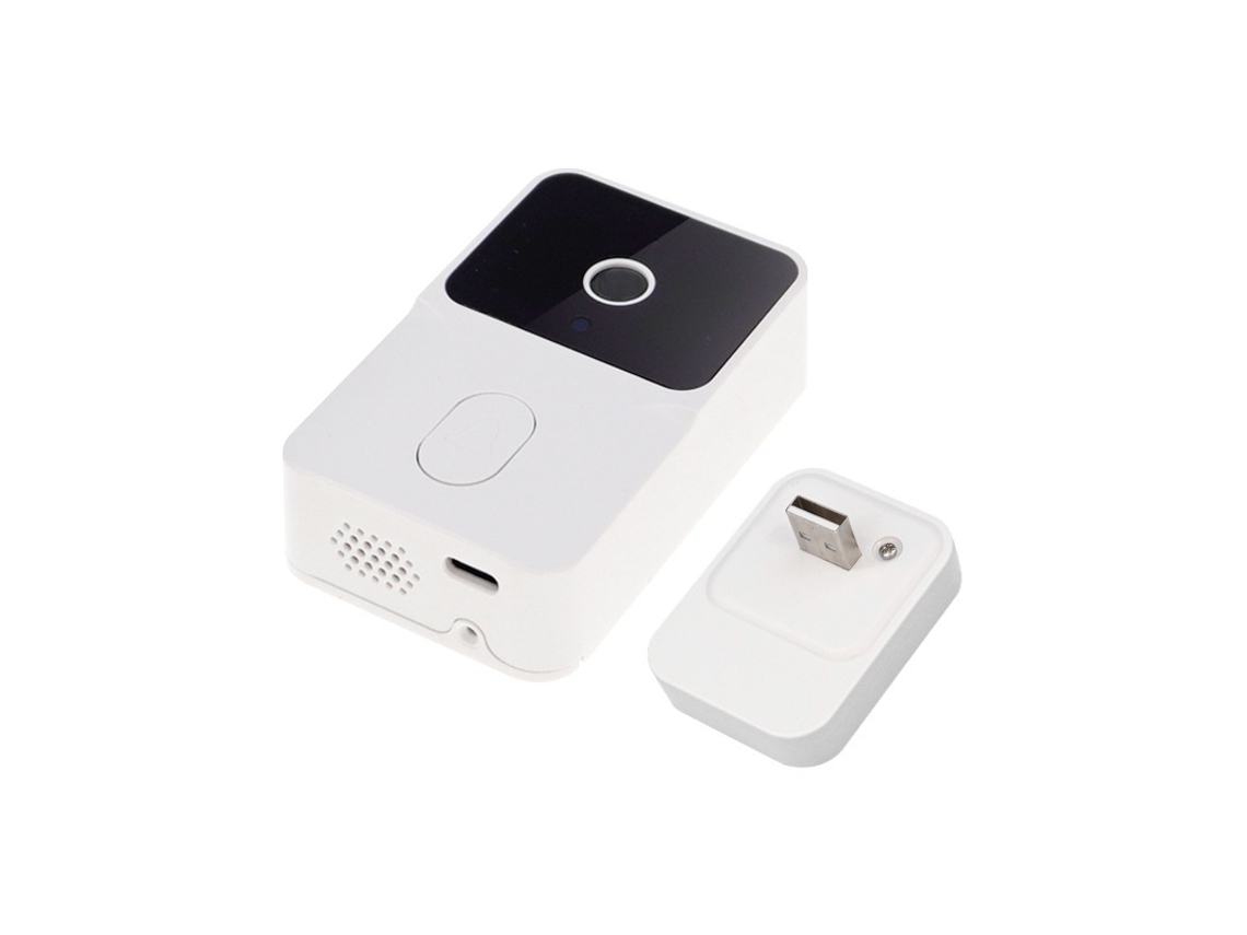 Campainha Sem Fio M5 Com Sensor De Movimento E Alarme Sonoro, Para Sinalização De Visitas Com As Funções Indicadas