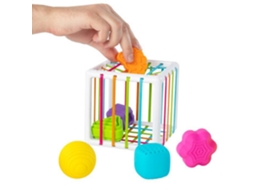 Brinquedo Educativo De Cubo De Cores Para Crianças Com Reconhecimento De Cores E Blocos