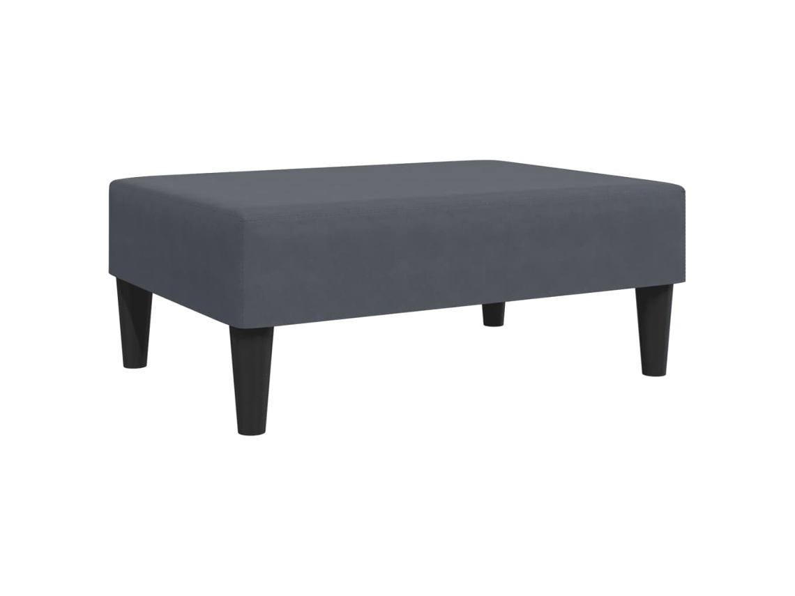 Footstool, Footstools Vidaxl Cinzeto Veludo (n/a)