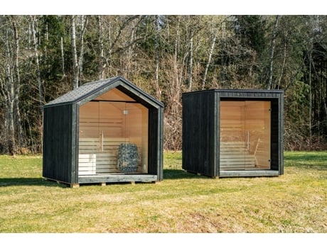 Sauna Exterior Lumi (Isolada) - Telhado Plano
