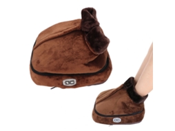 Massageador Elétrico Aquecido Para Os Pés Alivia A Fadiga, Aquecedor De Pés Com Aquecimento Removível, Plugue Ue 100 240 V Slowmoose