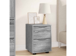 Vidaxl Mesa-de-cabeceira Cinza Sonoma 30,5 X 30 X 43 Cm