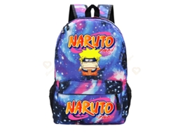 Mochila Escolar Infantil Estampada Anime Naruto Akatsuki Galaxy Slowmoose