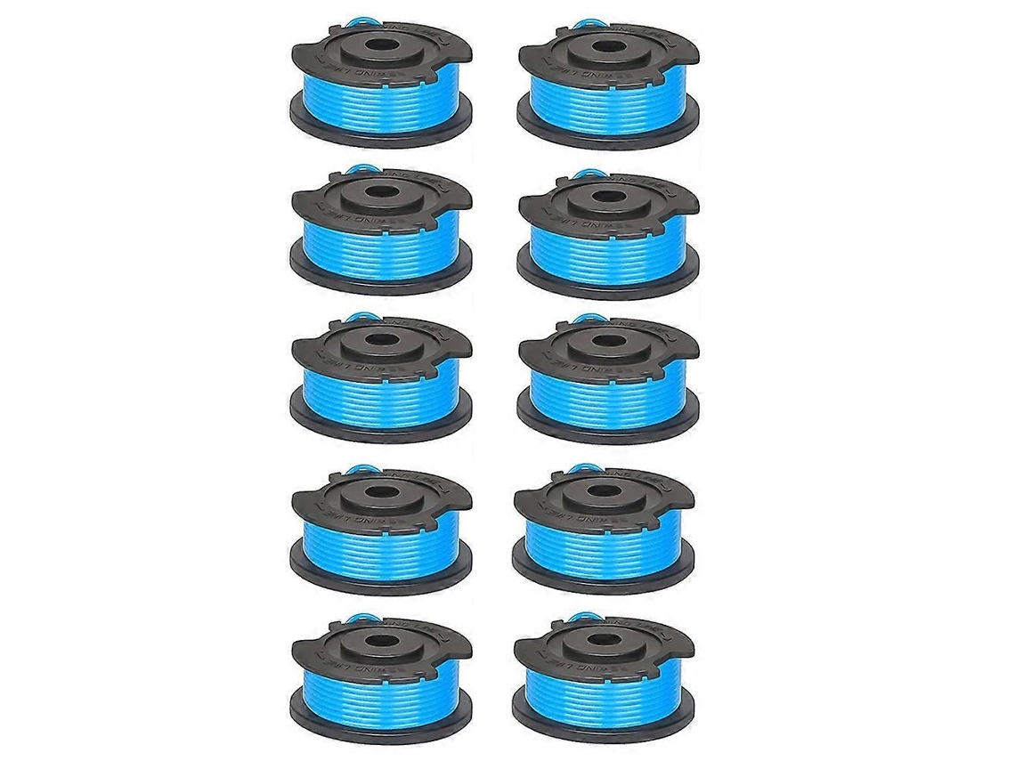 10 Unidades De Bobinas De Nylon 29252 E 29092 Para Cortador De Grama Greenworks 21362.