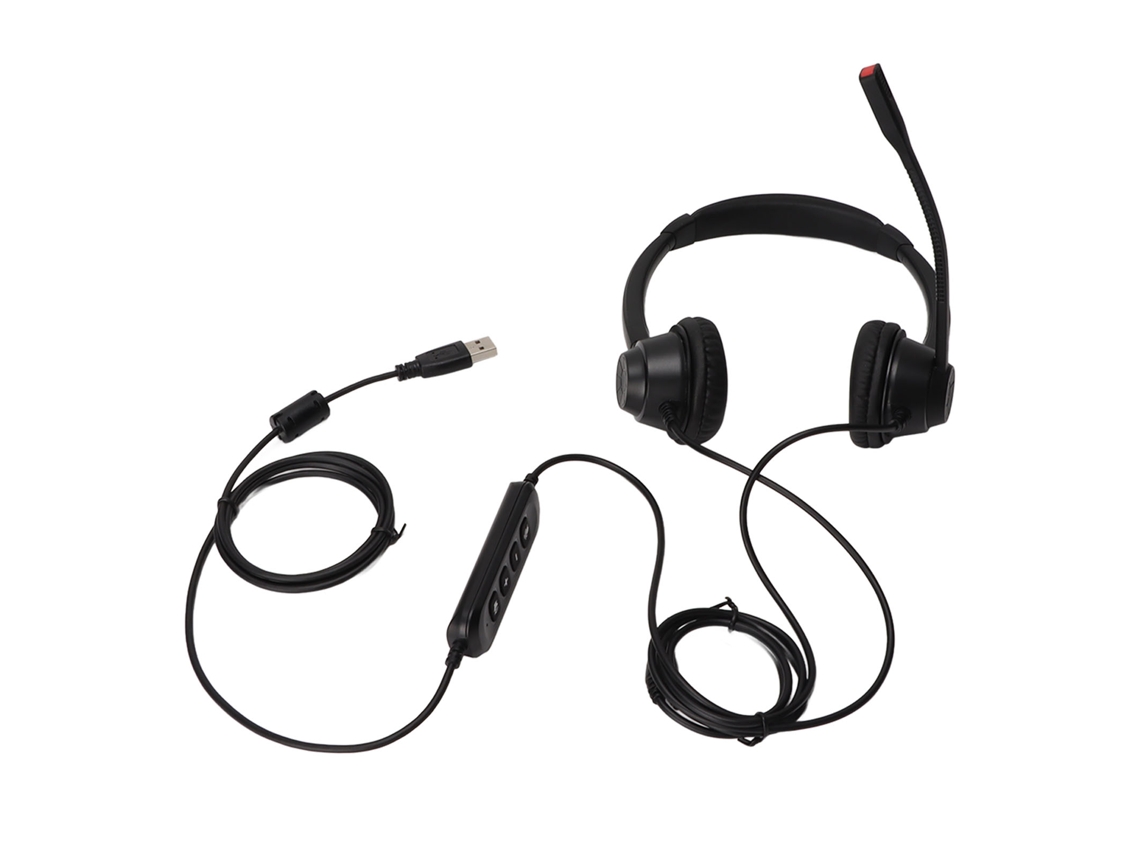 Auriculares Usb Con Cancelación de Ruido, Ajuste de Volumen Y Función de Silencio Binaural | S/MARCA