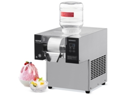 Máquina de gelo em formato de floco de neve VEVOR 80 kg/24 h Aço inoxidável