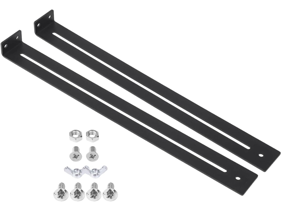 Kit De Reparo Para Gavetas Armário Com Suportes E Fixadores Aço, Reforço Na Base Para Gavetas De Mdf E Aglomerado