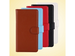 Capa para celular branca com proteção de cartão EOOCOO