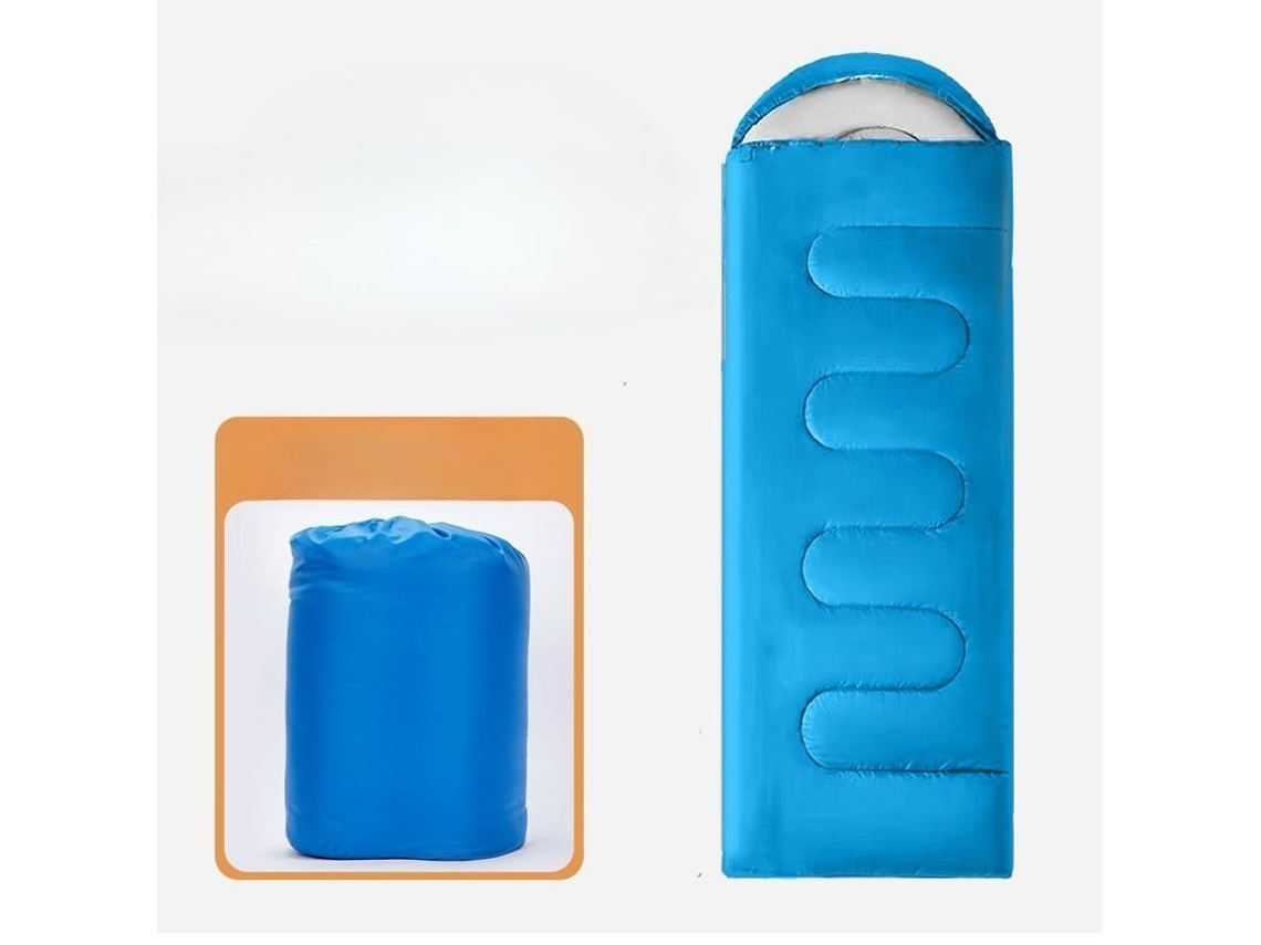 Saco de dormir impermeável 1kg para todas as estações, azul PANOONA