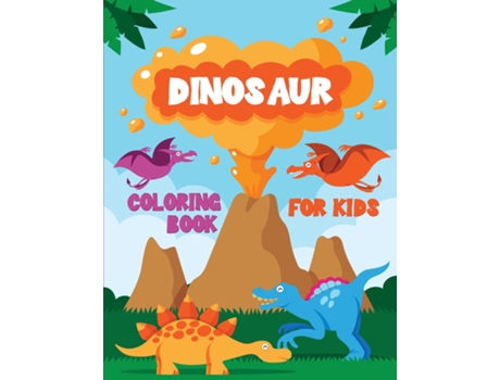 Livro Dinosaur Fantastic Coloring Book for Boys, Girls, Toddlers, Preschoolers, Kids de BUCUR HOUSE (Inglês)