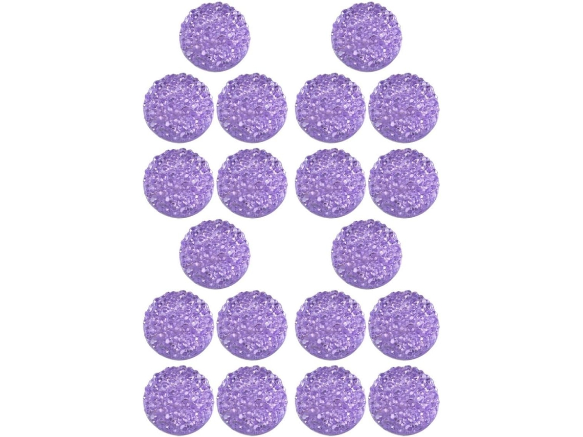Holibanna Cortiça Redonda Alfinetes Com Imitação De Pedras Preciosas, 20 Peças, Metálico E Brilhantes, Efeito