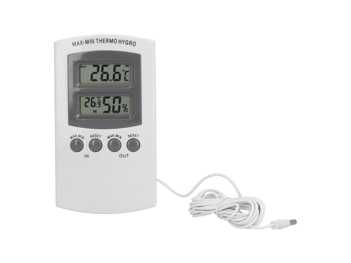 Monitor Lcd De Temperatura E Umidade Para Casa E Estufa