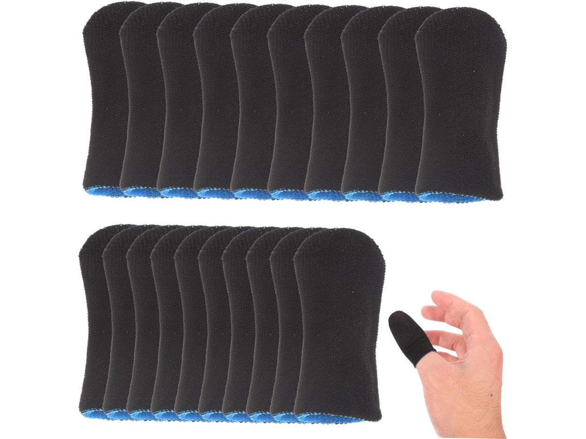 Exceart 10-pares De Dedeiras Resistentes Ao Suor Para Jogos, Antiderrapantes E Versáteis