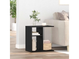 Vidaxl Mesa Lateral Carvalho Preto 50 X 30 X 50 Cm
