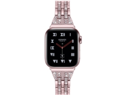 Bracelete Apple Watch 40 mm WJS Metal Rosa