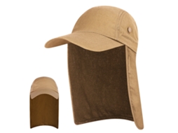Chapéu de Sol Upf 50+ com Aba Larga e Flap de Pesca