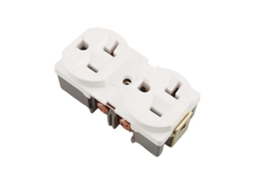 Distribuidor De Energia Para Tomada Dupla De Parede, 1 Unidade, Branco Olysi Shop