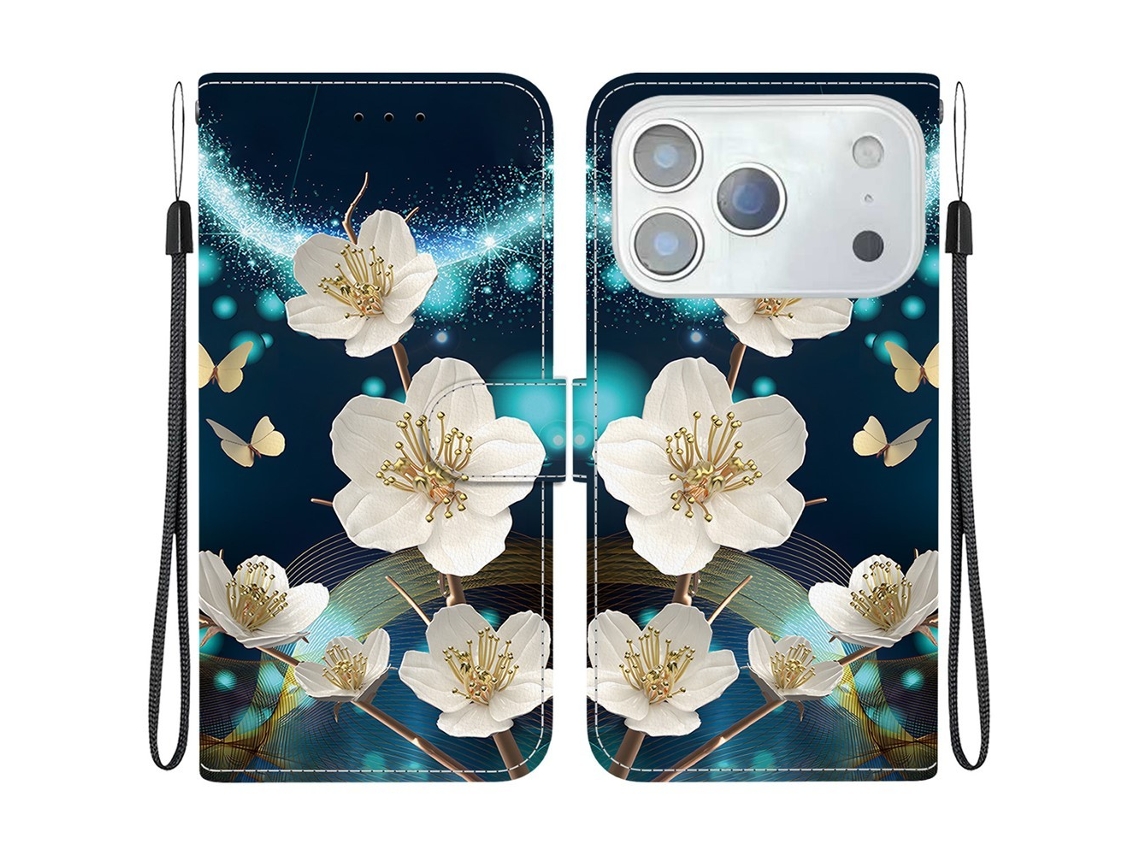 Capa Para Iphone 17 Pro Com Estampa De Flores