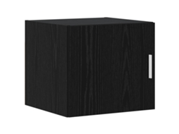 Vidaxl Armário De Parede Carvalho Preto 45 X 42,5 X 40 Cm