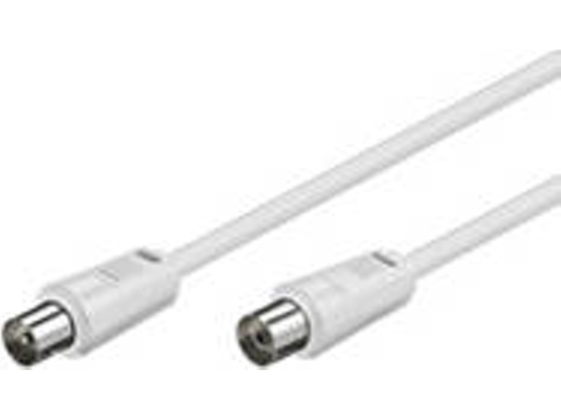 Cabo de Antena GOOBAY (Coaxial - 20 m - Branco)
