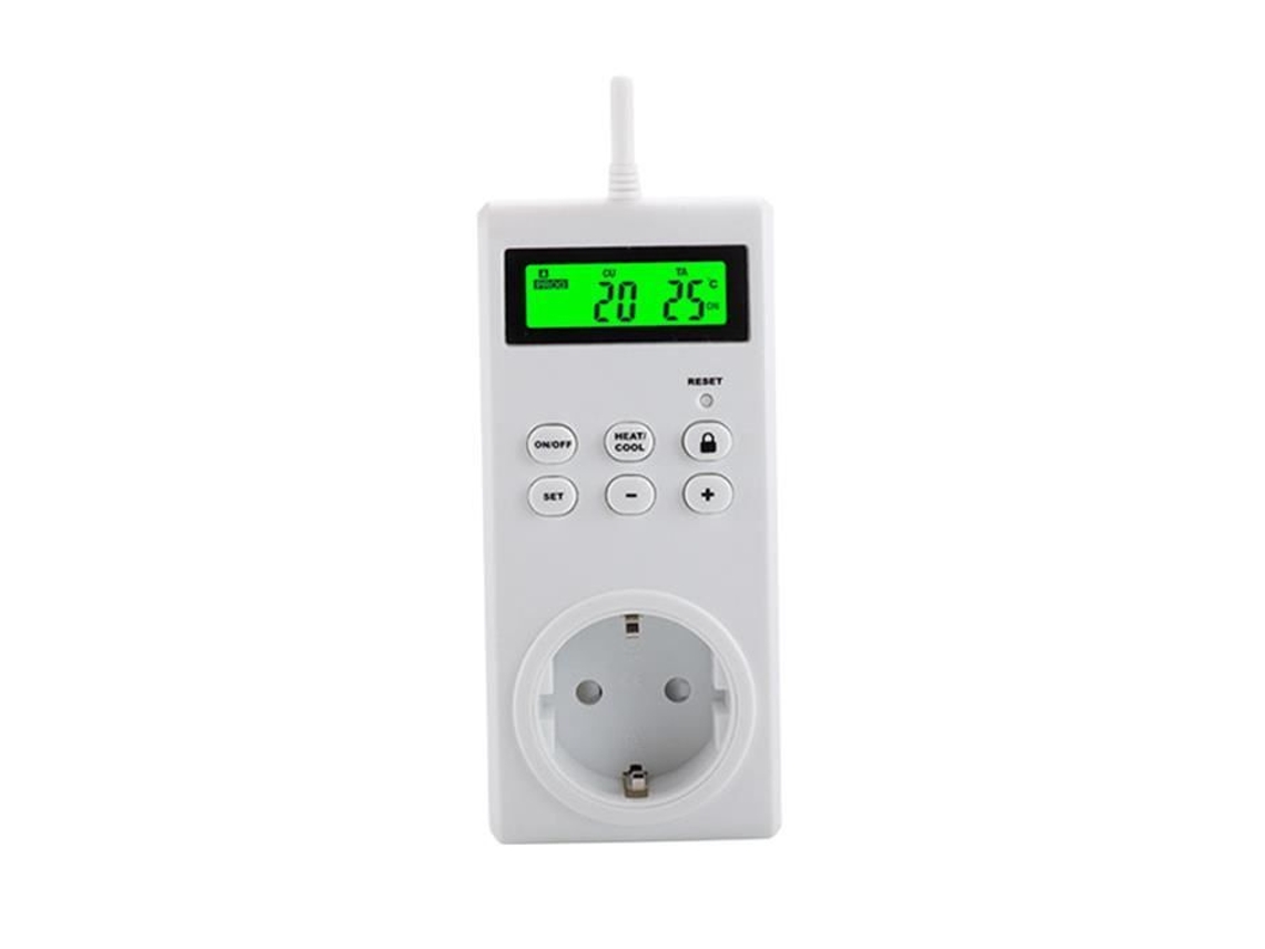 Termostato Sem Fio Inteligente para Casa com Sensor Remoto Unbranded
