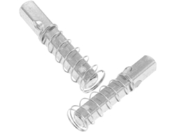 Conjunto De 2 Peças Mola Para Fechadura Porta, Peça De Reposição Barra Quadrada Aço Para Maçaneta Porta