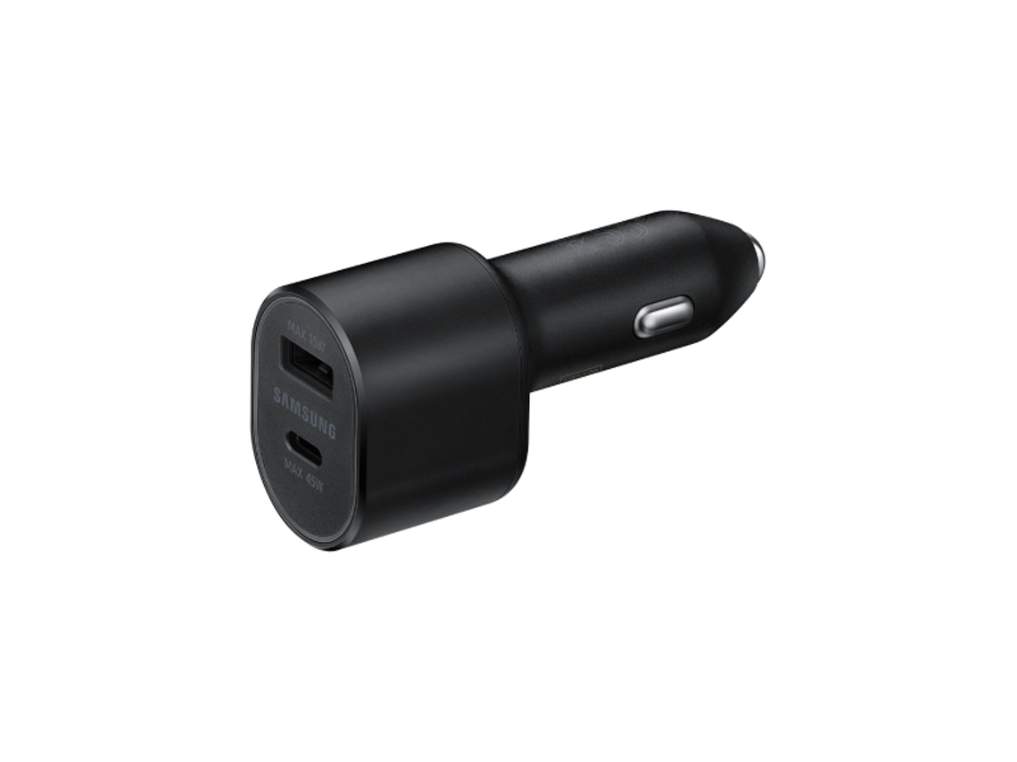 Carregador Duplo Super Rápido Carro Preto