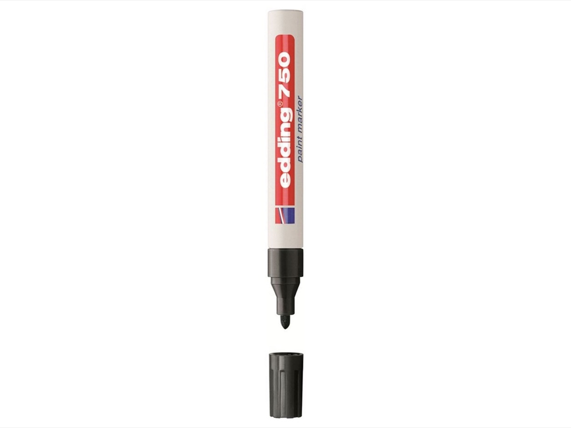 Marcador EDDING 750 (2-4 mm - Preto)