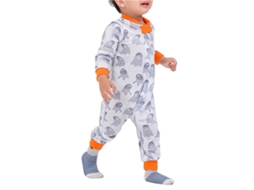 Laxiscreed Pijamas Festivos De Halloween Com Capuz E Zíper, Conjunto Familiar Para Homens Xl